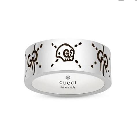 gucci scull ring|Gucci ghost ring used.